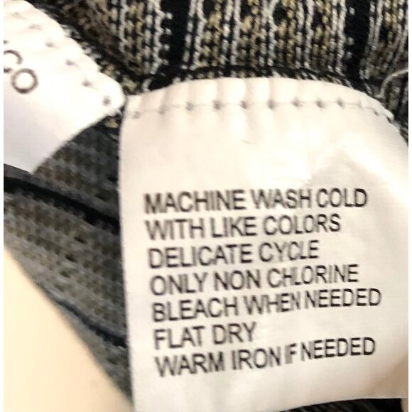 Crossings Mens Size XL Black & Brown Plaid Short Sleeve Polo Shirt - Picture 11 of 11